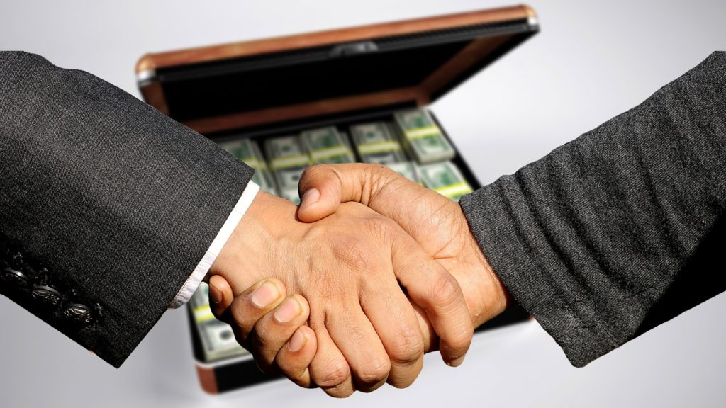 Hard Money Lender Handshake