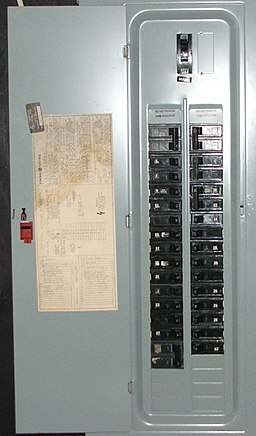 Electrical Circuit Breaker Panel