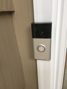 Ring Video Doorbell Installed