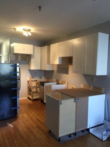 Rental Property Kitchen Renovation Cabinets 