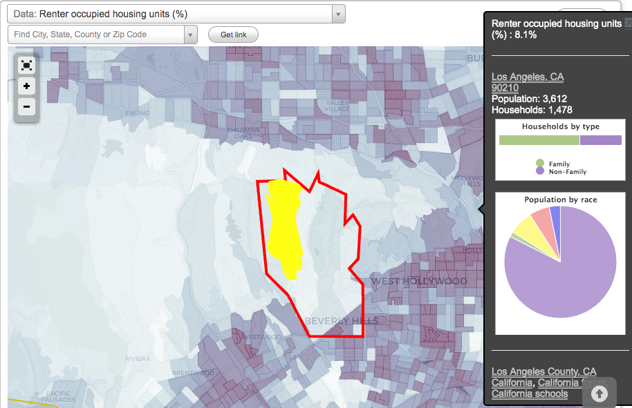 City-Data Beverly Hills Renter % 