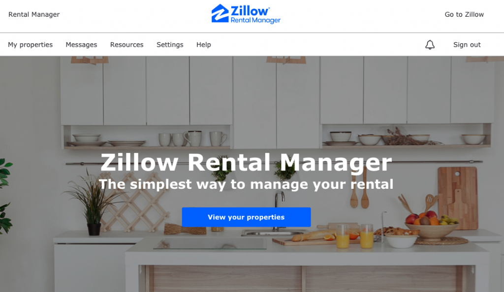 Zillow Rental Manager Dashboard